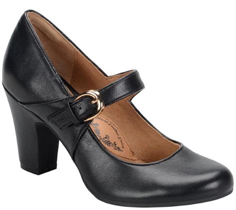 Sofft Leather Mary Jane Pumps Miranda Qvc