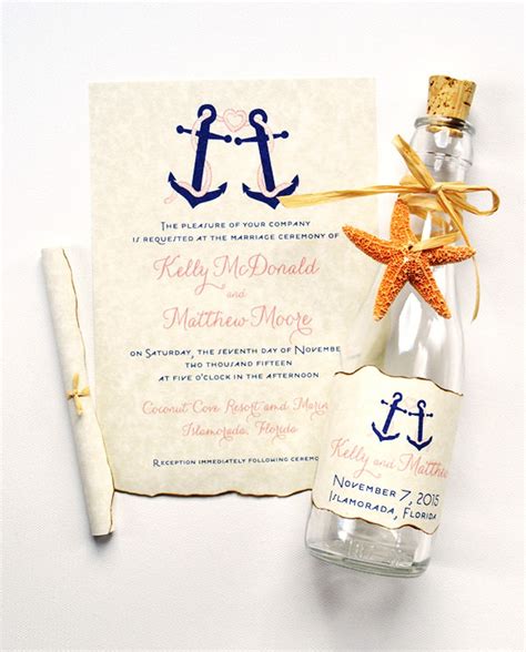 27 Sea Worthy Nautical Wedding Invitations Mospens Studio Custom