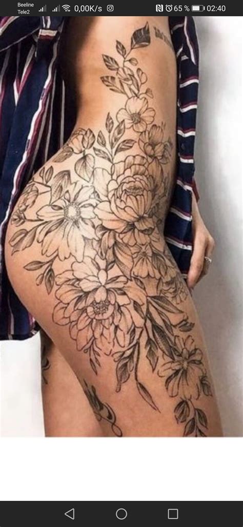 Pin By Shannon Leah On Inkspiration In Flower Thigh Tattoos Hip