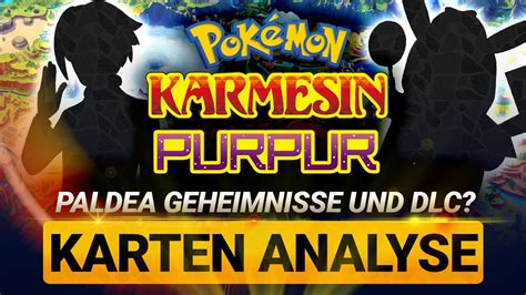 DLC TEASER KARTE von PALDEA ANALYSIERT Pokémon Karmesin Pokémon