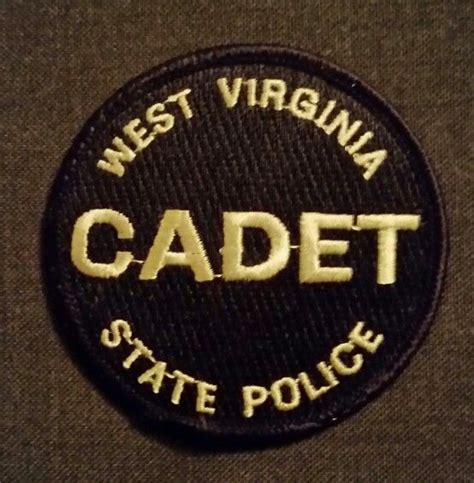 WV state police cadet patch wvsp