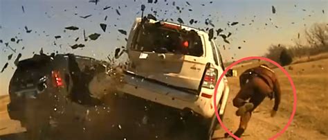 Video Captures Moment Car Smashes Into State Trooper And Pulled Over ...