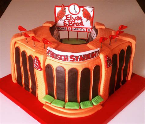 St Louis Cardinals Busch Stadium Cake