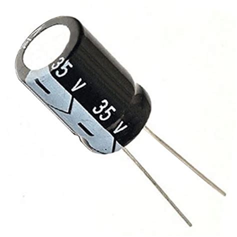 47uf 35v Radial Lead Aluminium Electrolytic Capacitor Railwayscenics