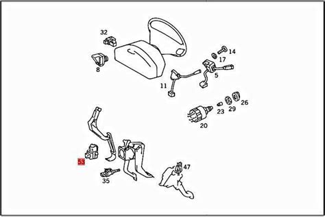 Genuine MERCEDES A208 C208 R170 S202 S210 W202 Kick Down Switch