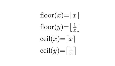 Latex Math Floor Function - Carpet Vidalondon