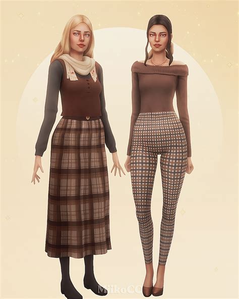 Sims Dark Academia Clothing Set Part The Sims Book Nbkomputer