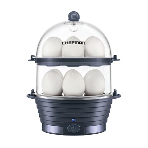 Chefman Double Decker Electric Egg Cookerboiler Rapid Egg Maker