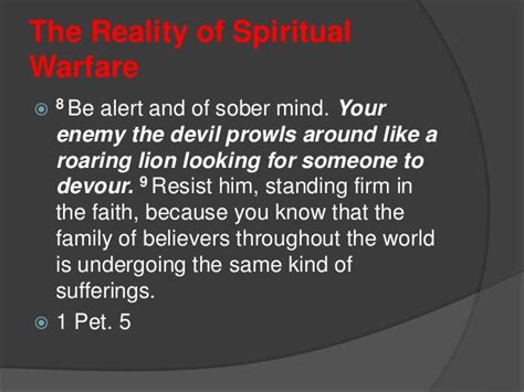 Spiritual Warfare Introductory Considerations