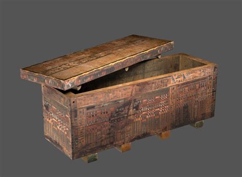 Egyptian wood coffin 3D model - TurboSquid 1491719