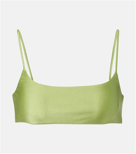 Muse Bikini Top In Green Jade Swim Mytheresa