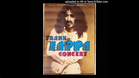 Frank Zappa The Black Page Jones Crusher Philipshalle D Sseldorf