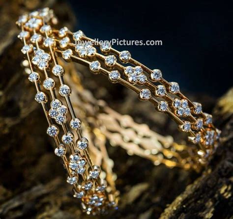 Diamond Bangles Designs - Jewellery Designs