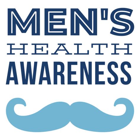 Mustache Men Health Lettering Png And Svg Design For T Shirts