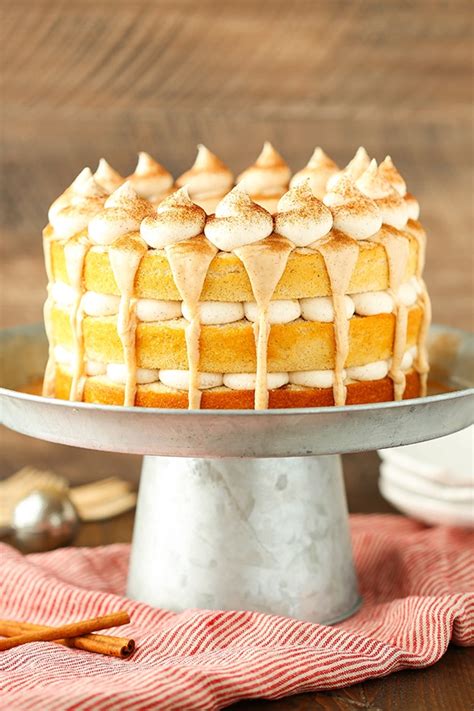 Cinnamon Roll Layer Cake Life Love And Sugar