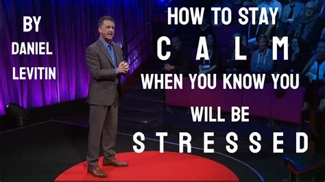 How To Stay Calm When You Know You Will Be Stressed The Ted Talkers