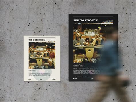 The Big Lebowski Movie Poster / the Big Lebowski Poster / - Etsy