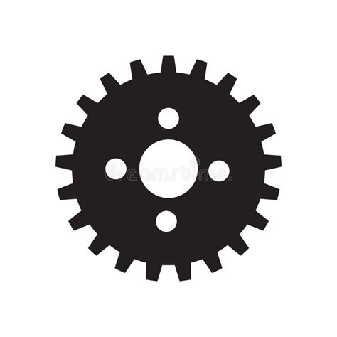 Gear Logo Template Vector Icon Illustration Design Stock Vector