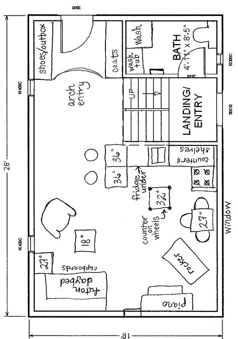 Small House Bluffton: Floor plans for a Small House