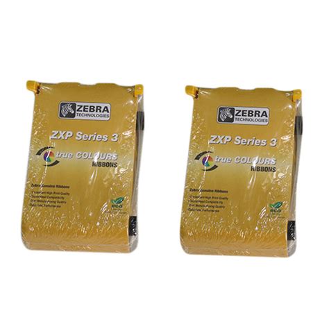 Cartridge Black Zebra ZXP SERIES 3 Printer Colour Ribbons Paper Size