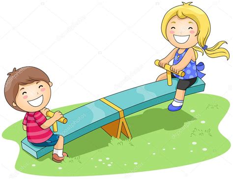 Ilustración vectorial de niños felices jugando en la arena Foto de