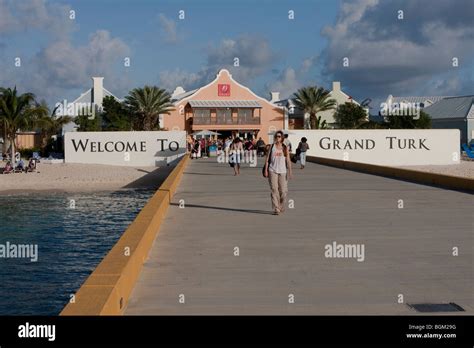 Cruise port, Grand Turk Island Stock Photo - Alamy