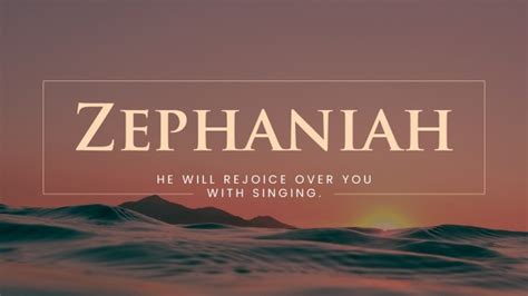 Getting Started Books Of The Bible Zephaniah