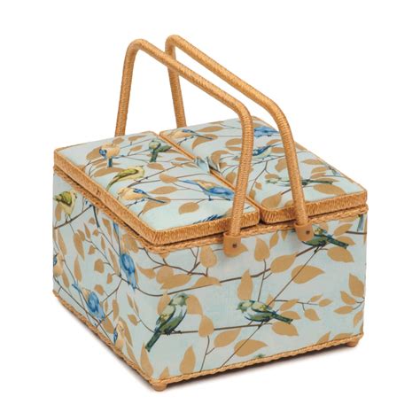 Hgtle00 00477 Sewing Box Twin Lid Large Fly Away Mez Shop