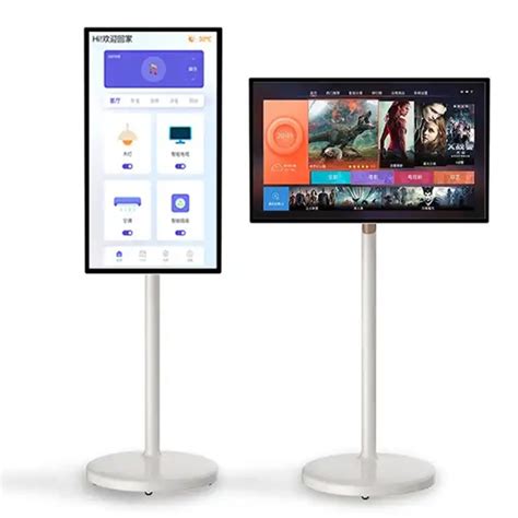 Rechargeable Stand By Me Smart Display Movable Wireless Lcd Monitor