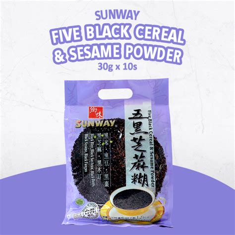 Sunway Five Black Cereal And Black Sesame Powder G X S Lazada