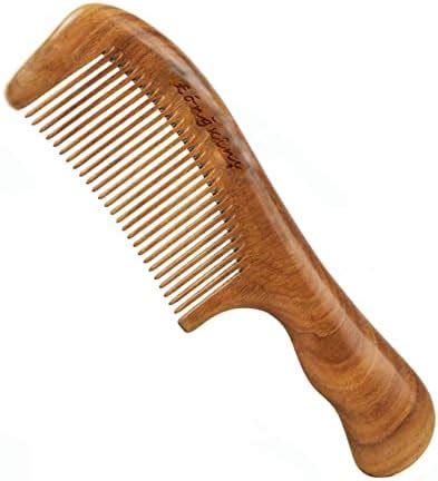 Wooden Comb Natural Wood Comb Made Of A Whole Piece Of Pure Green