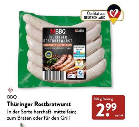 Bbq Thüringer Rostbratwurst Angebot bei ALDI Nord 1Prospekte de