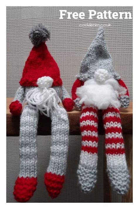 7 Christmas Gnomes Knitting Patterns Page 2 Of 2 In 2023 Knitted