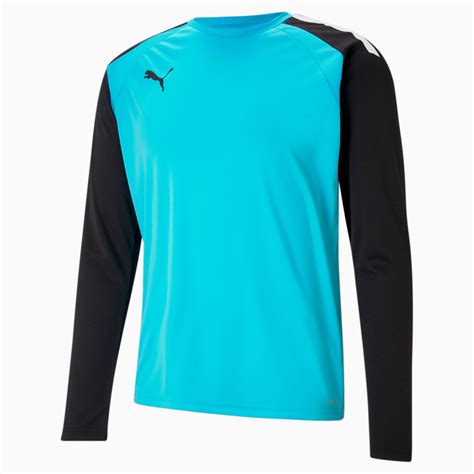 Teampacer Long Sleeve Mens Goalkeeper Jersey Blue Atoll Puma Black