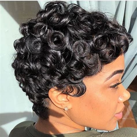 Pixie Pin Curls Short Hair Black How To Curl Short Hair Short Hair