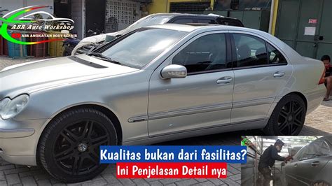 Proses Cat Ulang Mobil Full Body Siram Luar Mercy C Youtube