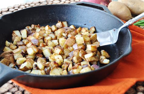 Skillet Fried Potatoes With Chives Veganosity