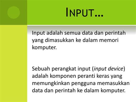 Ppt Alat Input Dan Output Powerpoint Presentation Free Download Id