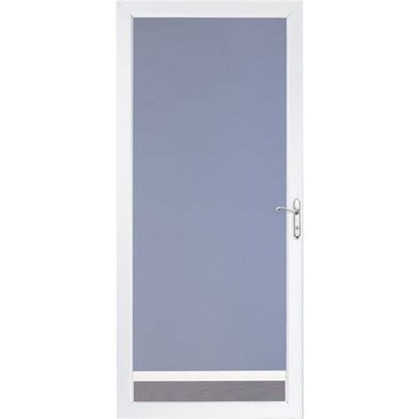 Larson Nuvent 36 In X 81 In White Full View Aluminum Storm Door Aluminum Storm Doors