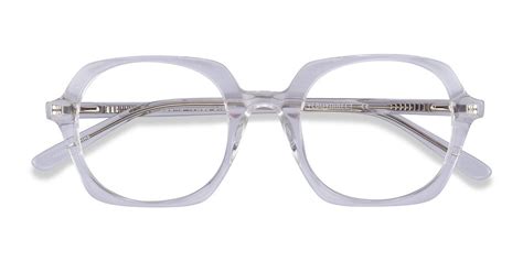 Faubourg Geometric Clear Full Rim Eyeglasses Eyebuydirect Eyebuydirect Eyeglasses