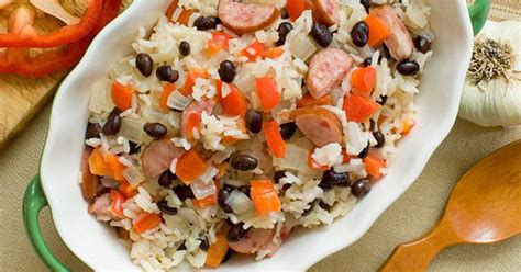 Medlineplus Rice With Black Beans And Sausage