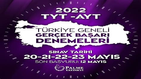 20 23 Mayıs 2022 Palme Yayınları TYT AYT Deneme Sınavı Cevap Anahtarı