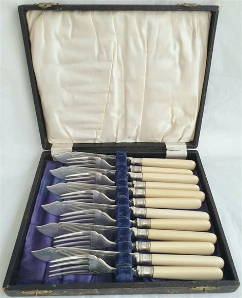 Cutlery Fish Cutlery 12 Edwardian Silver Plated Catawiki