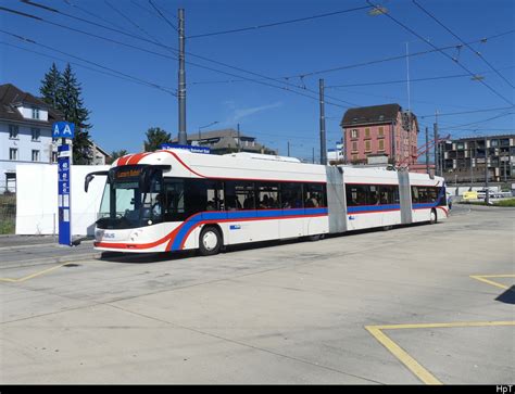 Vbl Hess Trolleybus Nr Unterwegs Auf Der Linie In Emmenbr Cke