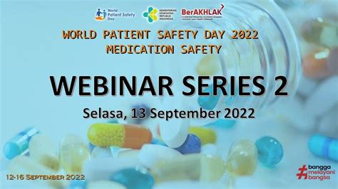 World Patient Safety Day 2022 Webinar Series 2 Youtube