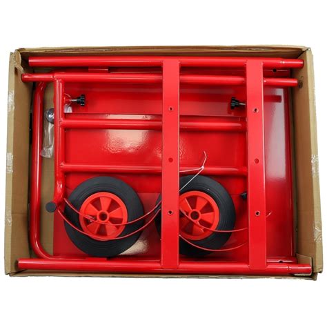 Double Fire Extinguisher Trolley Flat Pack Modular Design Fire