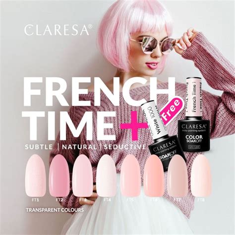 Claresa FRENCH TIME Collection 8 X 5 G FREE WHITE CLARESA The