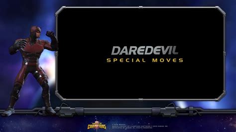 Daredevil Special Moves Marvel Contest Of Champions Youtube