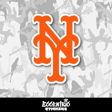 New York Mets Logo Vinyl Sticker - Eccentric Stickers