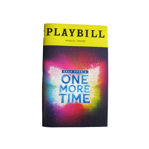 Playbill Spectacle One More Time New York 2023